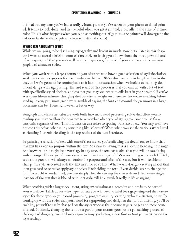 Open Technical Writing - New Page